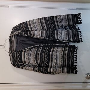 Relativity Women's Boho Fringed Jacket Size 1X